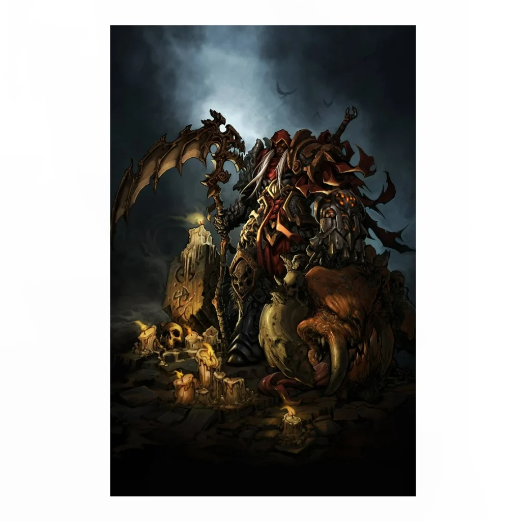 kf Hcd13e98deaaa4ec38fffed9acc10ab65c Darksiders War video game artwork poster Canvas Print Home Wall Painting Decoration No Frame - Darksiders Merch