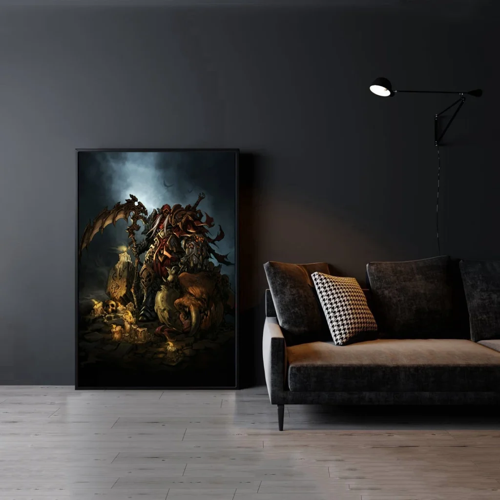 kf Hd482682ffc8e488395b47ef9fb416fcdA Darksiders War video game artwork poster Canvas Print Home Wall Painting Decoration No Frame - Darksiders Merch