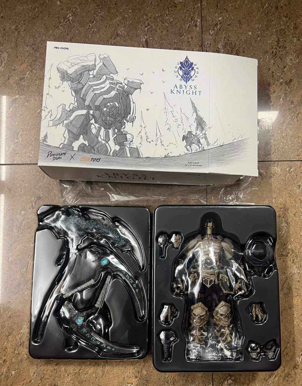 kf S45a92a681d944d5781e042435c79a500A 1 12 In Stock Original Pemcvflame Studio X Cosertoys Darksiders 2 Death Movable Model Toy Collect - Darksiders Merch